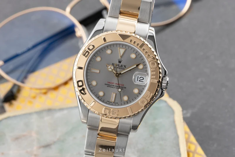 Rolex Yacht-Master steel / gold automatic men's watch 168623 LP: 16000EUR [2506283]