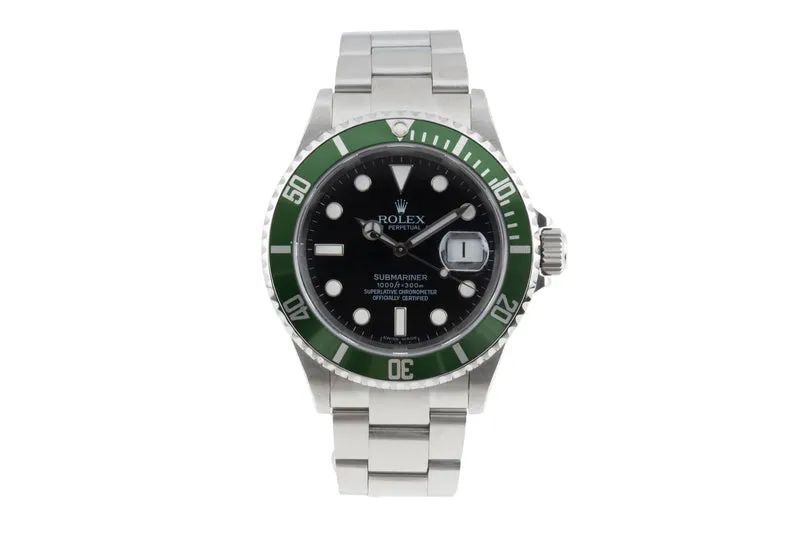 Rolex Submariner steel automatic men's watch 16610LV [2506002]
