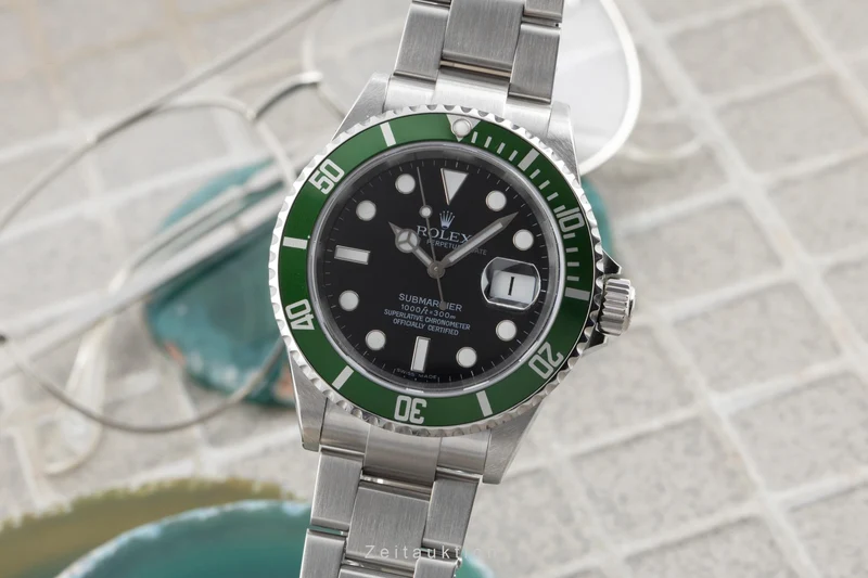 Rolex Submariner steel automatic men's watch 16610LV [2506002]