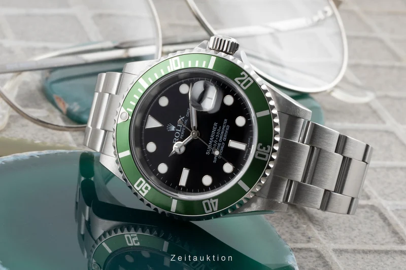 Rolex Submariner steel automatic men's watch 16610LV [2506002]