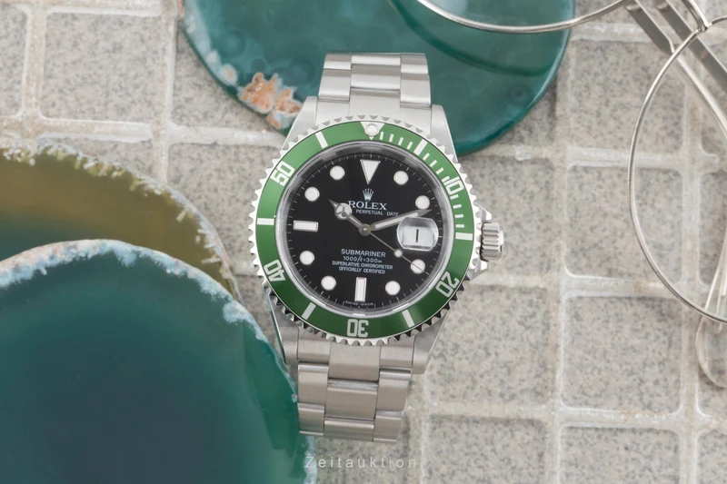 Rolex Submariner steel automatic men's watch 16610LV [2506002]