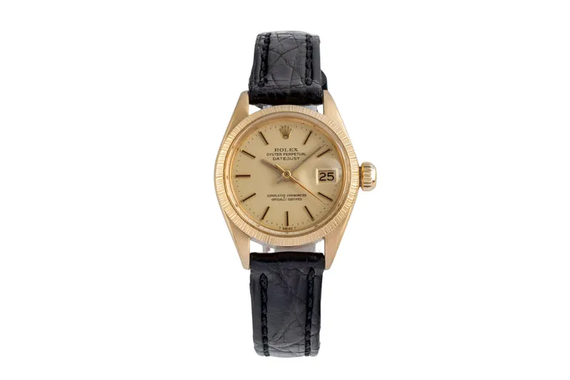 Rolex Lady Datejust 18 ct gold automatic women's watch 6927 Vintage [2506635]