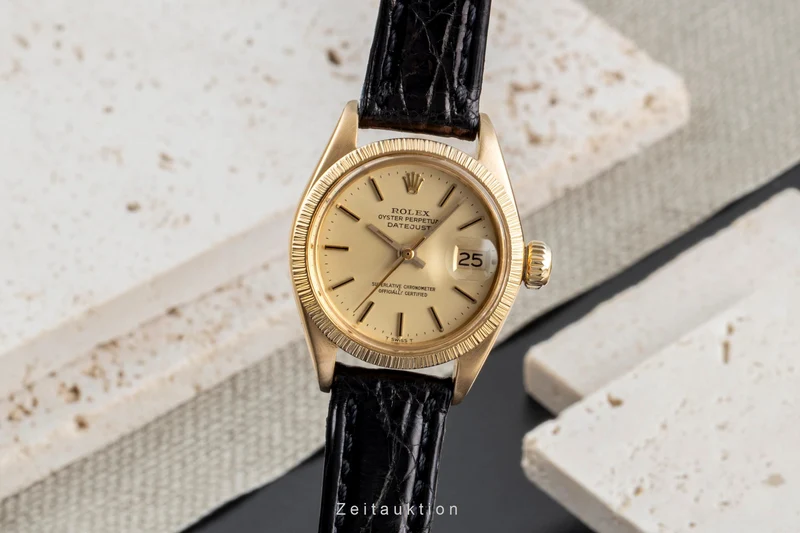 Rolex Lady Datejust 18 ct gold automatic women's watch 6927 Vintage [2506635]