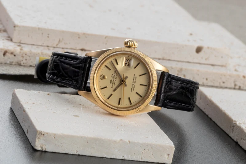 Rolex Lady Datejust 18 ct gold automatic women's watch 6927 Vintage [2506635]