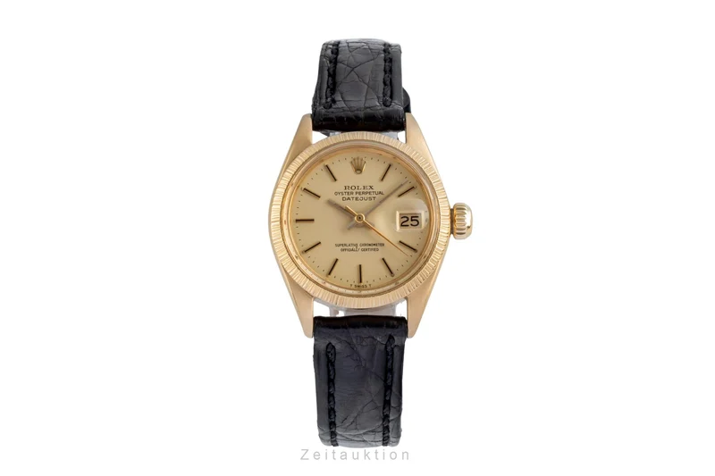 Rolex Lady Datejust 18 ct gold automatic women's watch 6927 Vintage [2506635]