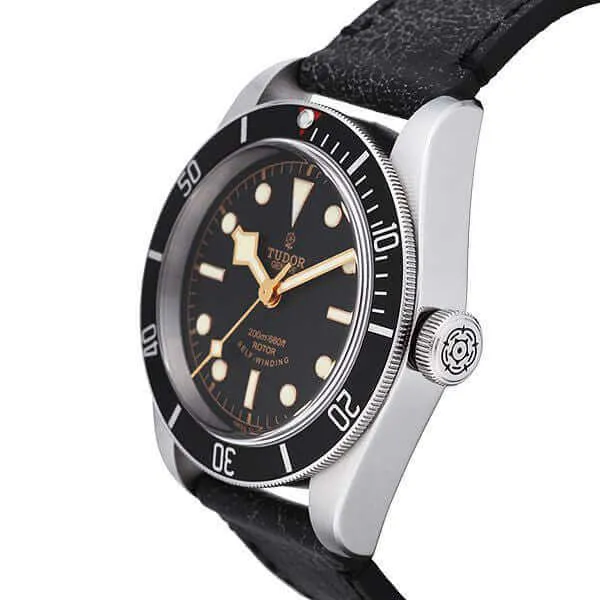 Tudor Heritage Black Bay Automatik Black 79220N Leder