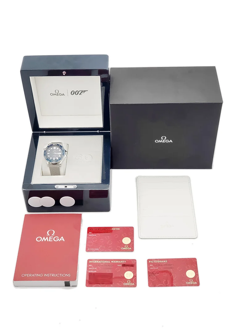 Omega Seamaster Diver 300 M Co-Axial Master Chronometer 42mm James Bond 60th Anniversary