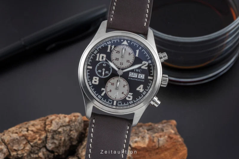 IWC Fliegerchronograph chronograph steel automatic men's watch IW371709 LP: 7800EUR Limited [2506081]
