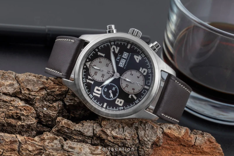IWC Fliegerchronograph chronograph steel automatic men's watch IW371709 LP: 7800EUR Limited [2506081]