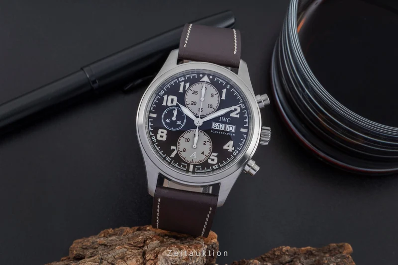 IWC Fliegerchronograph chronograph steel automatic men's watch IW371709 LP: 7800EUR Limited [2506081]