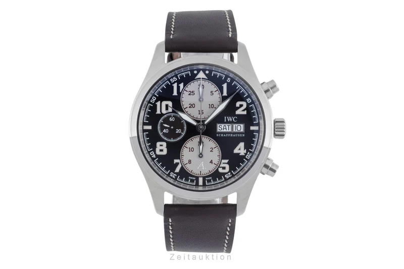 IWC Fliegerchronograph chronograph steel automatic men's watch IW371709 LP: 7800EUR Limited [2506081]
