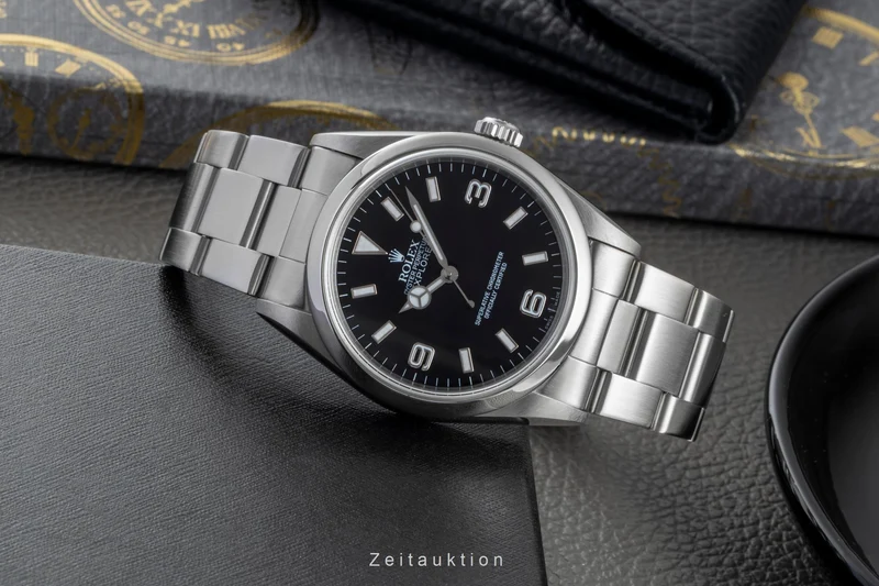 Rolex Explorer steel automatic men's watch 14270 [2506604]