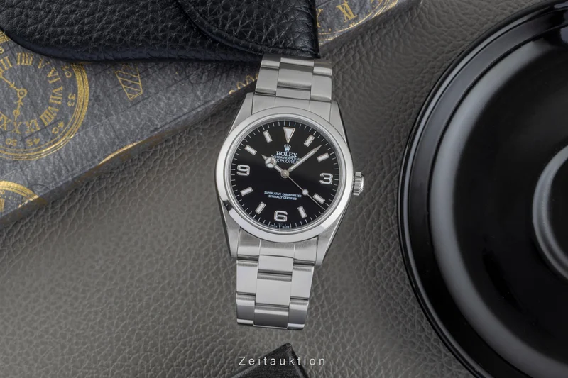 Rolex Explorer steel automatic men's watch 14270 [2506604]