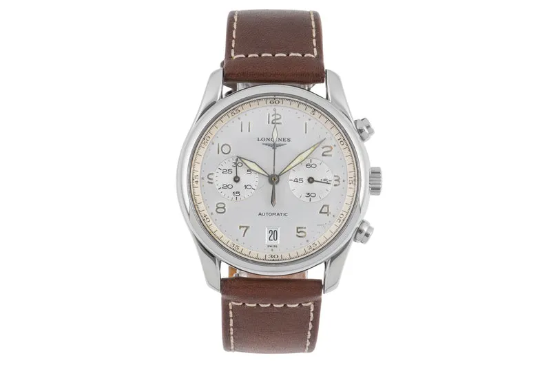 Longines Avigation chronograph steel automatic men's watch L2.620.4 [2505284]