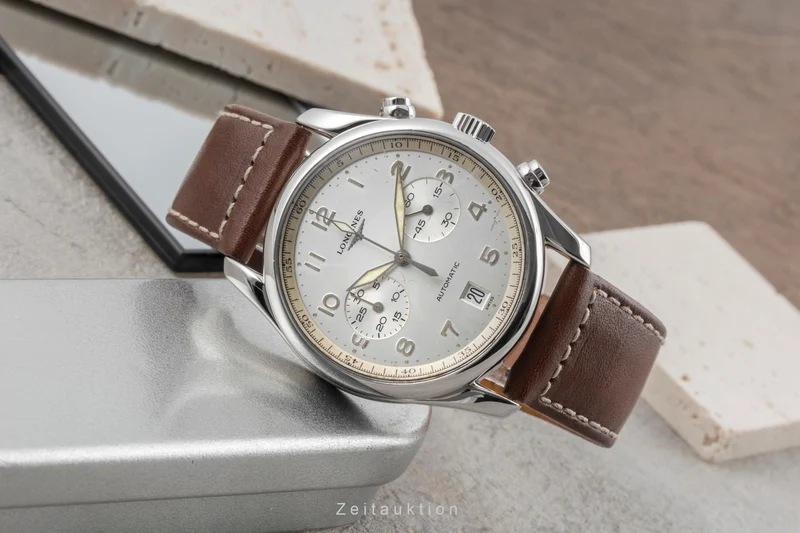 Longines Avigation chronograph steel automatic men's watch L2.620.4 [2505284]