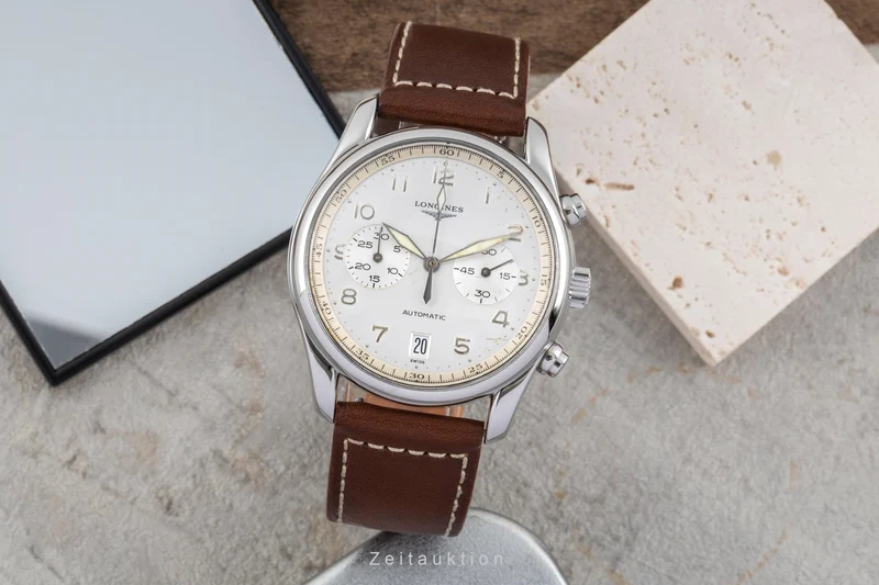 Longines Avigation chronograph steel automatic men's watch L2.620.4 [2505284]
