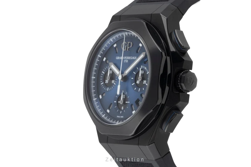 Girard Perregaux Laureato chronograph titanium automatic men's watch 81060-21-491-FH6A LP: 17100EUR [2506777]