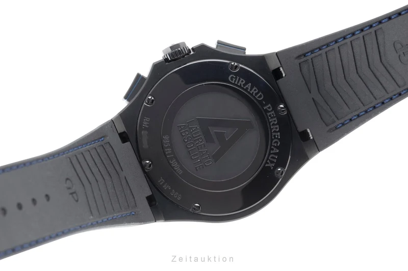 Girard Perregaux Laureato chronograph titanium automatic men's watch 81060-21-491-FH6A LP: 17100EUR [2506777]