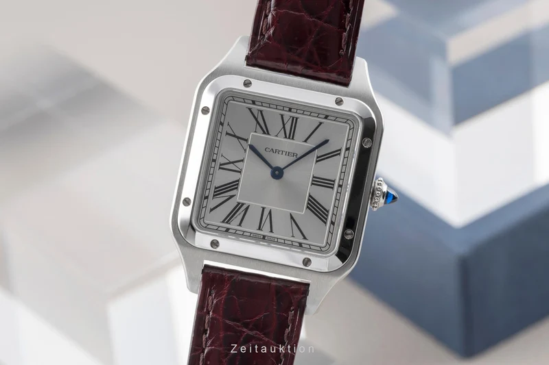 Cartier Santos Dumont steel quartz men's watch WSSA0022 LP: 4950EUR [2506869]