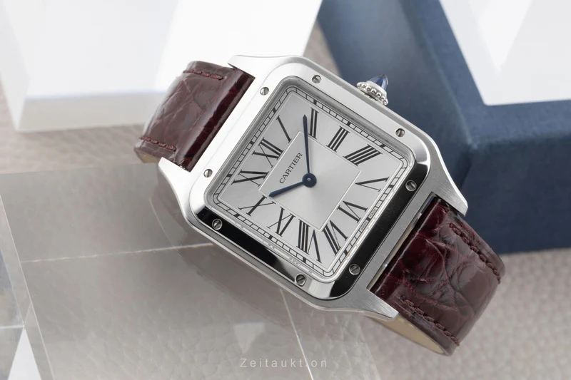 Cartier Santos Dumont steel quartz men's watch WSSA0022 LP: 4950EUR [2506869]