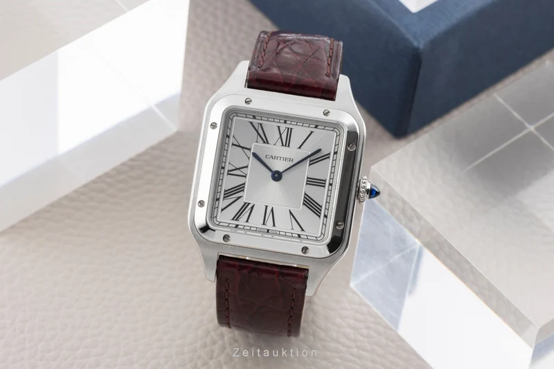Cartier Santos Dumont steel quartz men's watch WSSA0022 LP: 4950EUR [2506869]