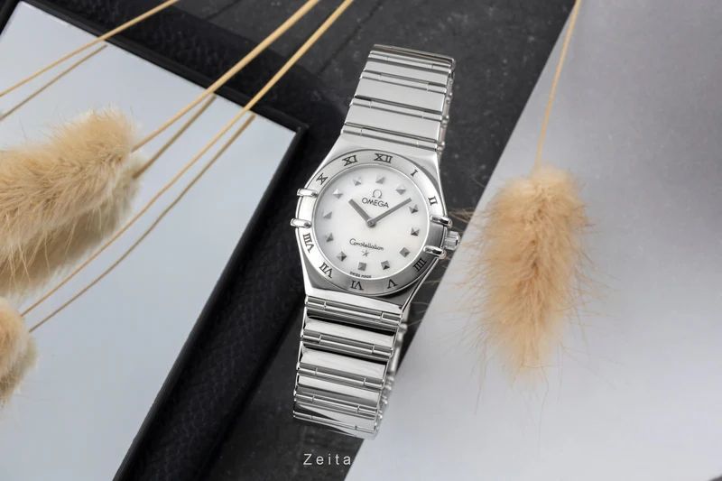 Omega Constellation steel quartz women's watch 1571.71.00 LP: 3200EUR [2506771]