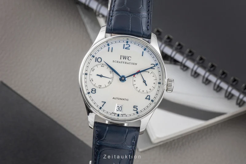 IWC Portugieser steel automatic men's watch IW500107 LP: 14000EUR [2506210]