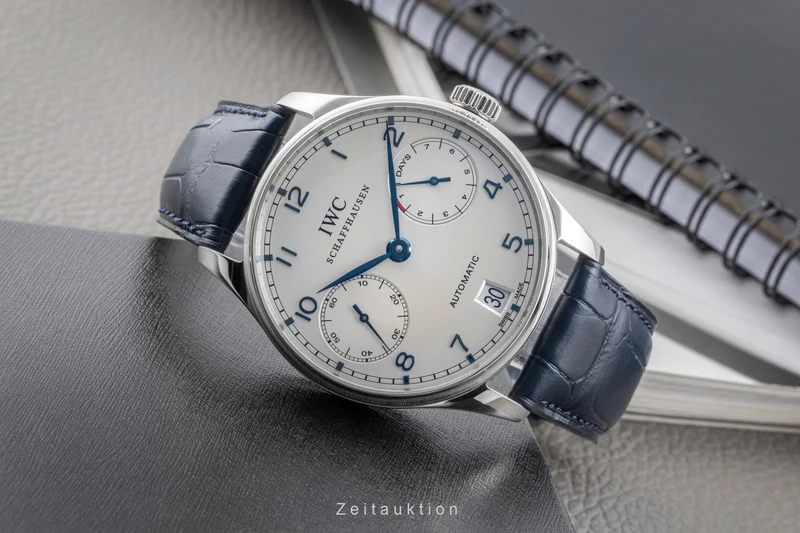 IWC Portugieser steel automatic men's watch IW500107 LP: 14000EUR [2506210]