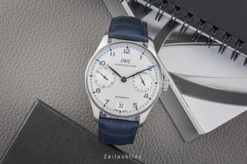IWC Portugieser steel automatic men's watch IW500107 LP: 14000EUR [2506210]