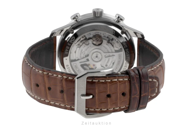 IWC Portugieser chronograph steel automatic men's watch IW371617 LP: 10100EUR [2506629]
