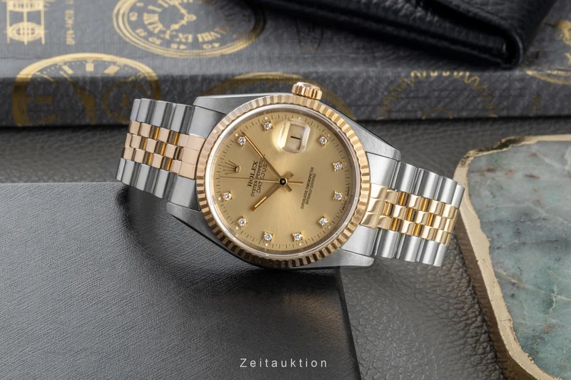 Rolex Datejust steel / gold automatic men's watch 16233 LP: 16300EUR [2506588]