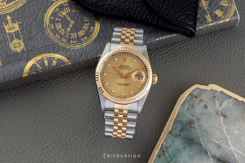 Rolex Datejust steel / gold automatic men's watch 16233 LP: 16300EUR [2506588]
