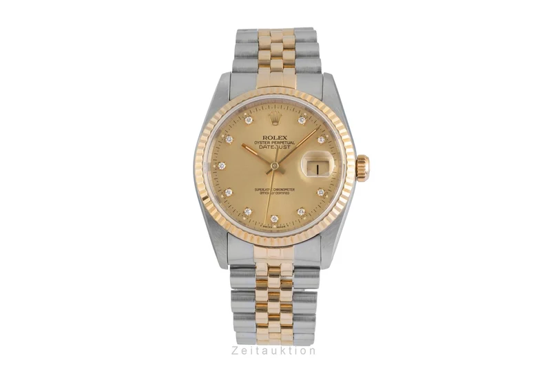 Rolex Datejust steel / gold automatic men's watch 16233 LP: 16300EUR [2506588]