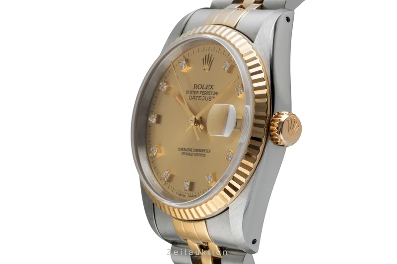 Rolex Datejust steel / gold automatic men's watch 16233 LP: 16300EUR [2506588]