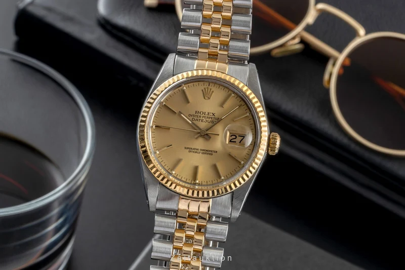 Rolex Datejust steel / gold automatic men's watch 16013 [2505734]