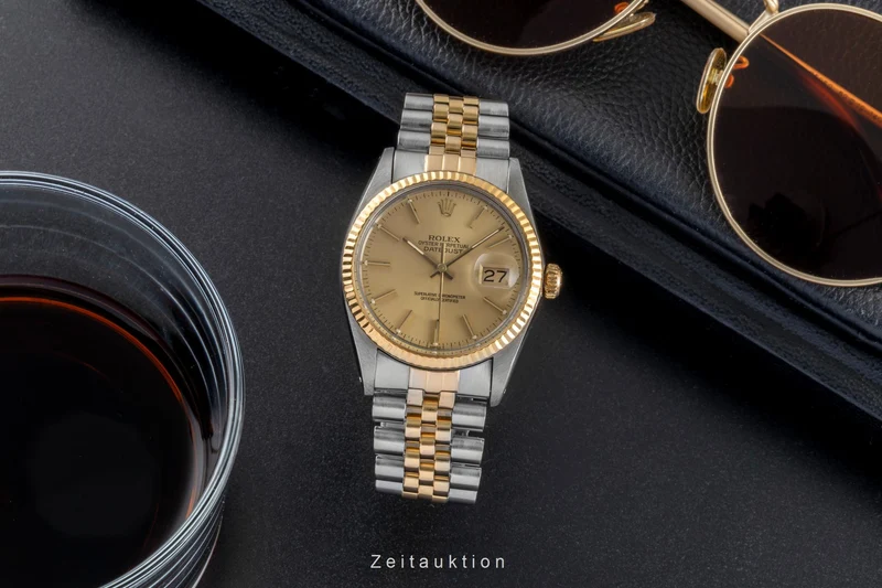 Rolex Datejust steel / gold automatic men's watch 16013 [2505734]