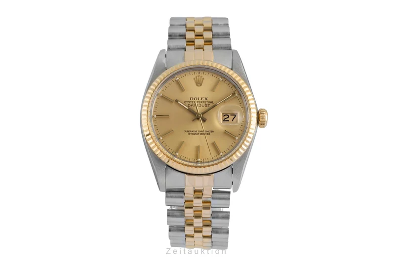 Rolex Datejust steel / gold automatic men's watch 16013 [2505734]