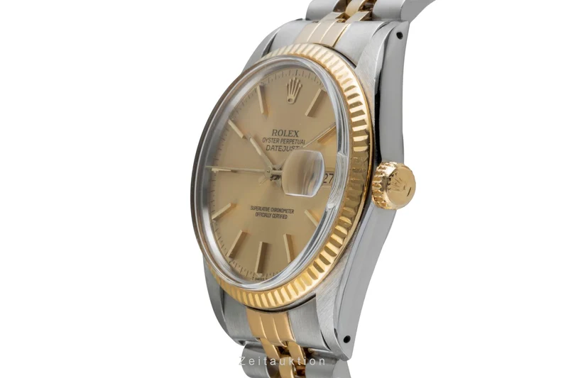 Rolex Datejust steel / gold automatic men's watch 16013 [2505734]