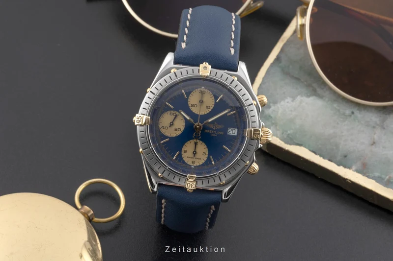 Breitling Chronomat chronograph steel / gold automatic men's watch B13048 [2506266]