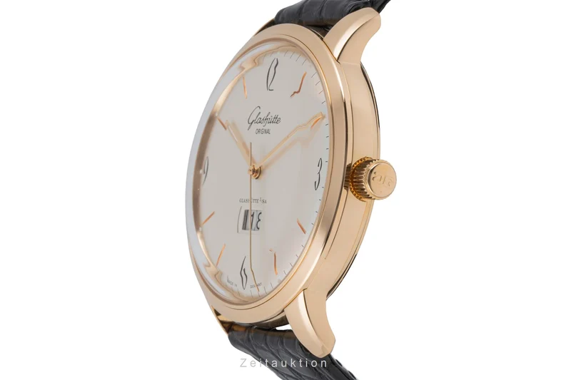 Glashütte Sixties 18 ct red gold automatic men's watch 2-39-47-01-01-04 LP: 18200EUR [2506753]