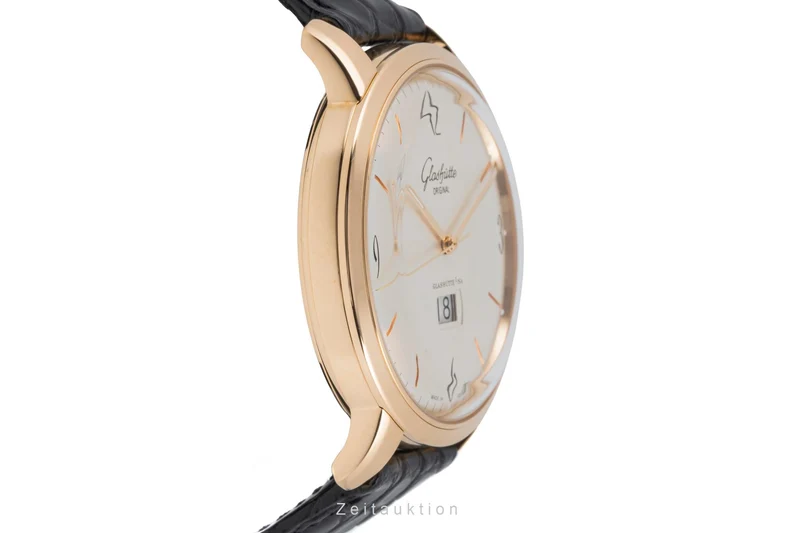 Glashütte Sixties 18 ct red gold automatic men's watch 2-39-47-01-01-04 LP: 18200EUR [2506753]