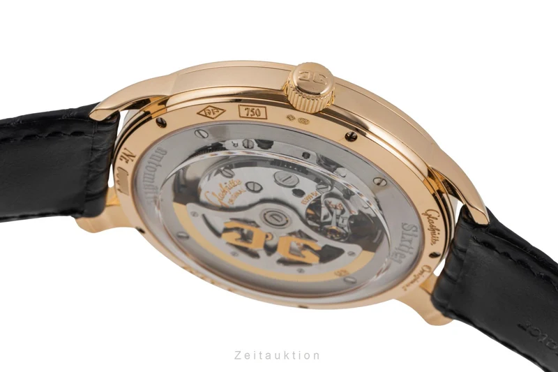 Glashütte Sixties 18 ct red gold automatic men's watch 2-39-47-01-01-04 LP: 18200EUR [2506753]
