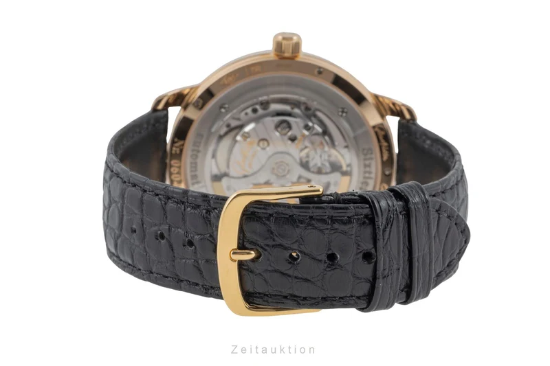 Glashütte Sixties 18 ct red gold automatic men's watch 2-39-47-01-01-04 LP: 18200EUR [2506753]