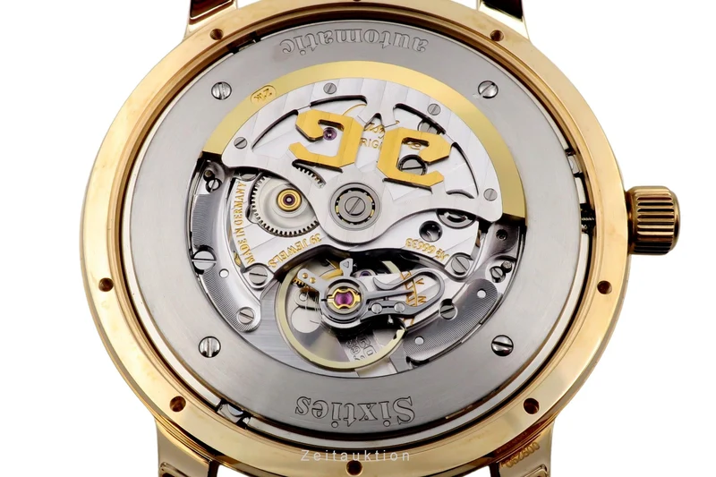 Glashütte Sixties 18 ct red gold automatic men's watch 2-39-47-01-01-04 LP: 18200EUR [2506753]