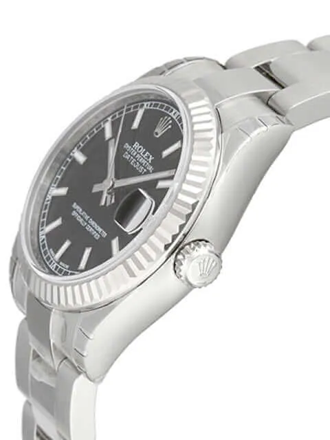 Rolex Oyster Datejust 31 178274 Schwarz Index