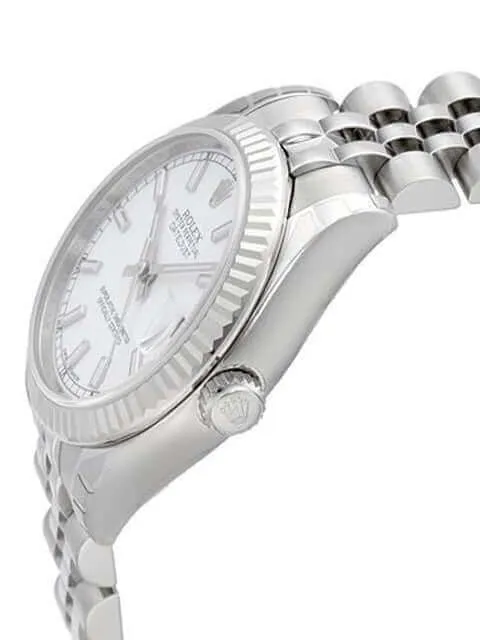Rolex Oyster Datejust 31 178274 Weiß Index Jubile-Band