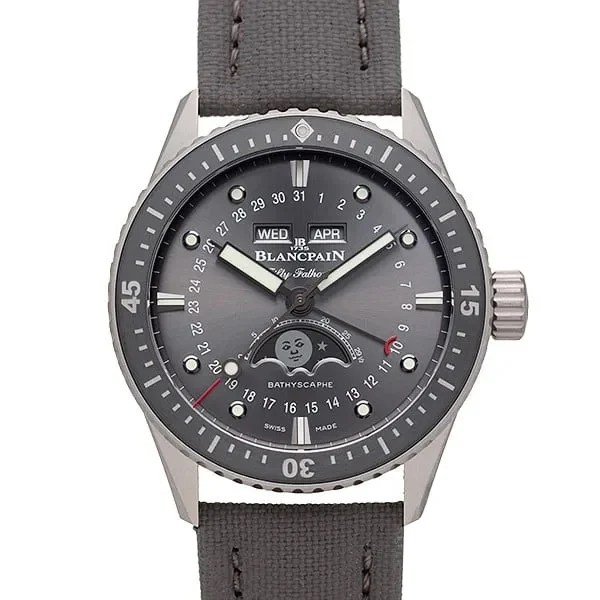Blancpain Fifty Fathoms Bathyscaphe Quantième Complet Phase de Lune