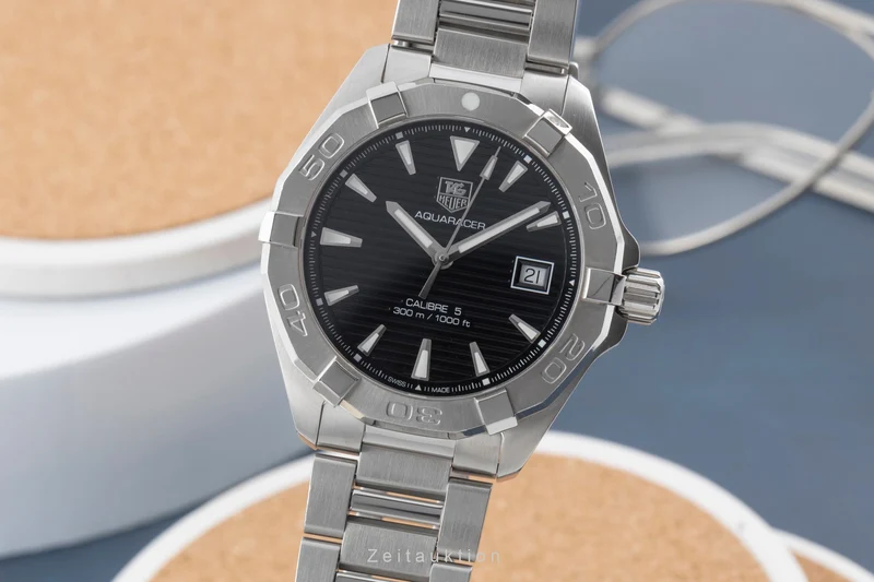 Tag Heuer Aquaracer steel automatic men's watch WAY2110 LP: 7300EUR [2506041]