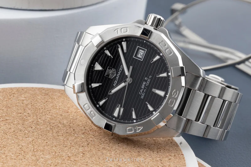 Tag Heuer Aquaracer steel automatic men's watch WAY2110 LP: 7300EUR [2506041]