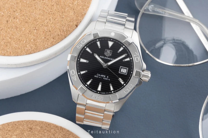 Tag Heuer Aquaracer steel automatic men's watch WAY2110 LP: 7300EUR [2506041]